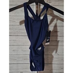 Speedo Pro LT Women’s One-Piece Swimsuit – Team Navy – Size 28 – NWT